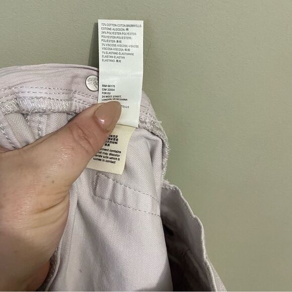 Free People White Fringe Hem Jeans - Picture 6 of 7